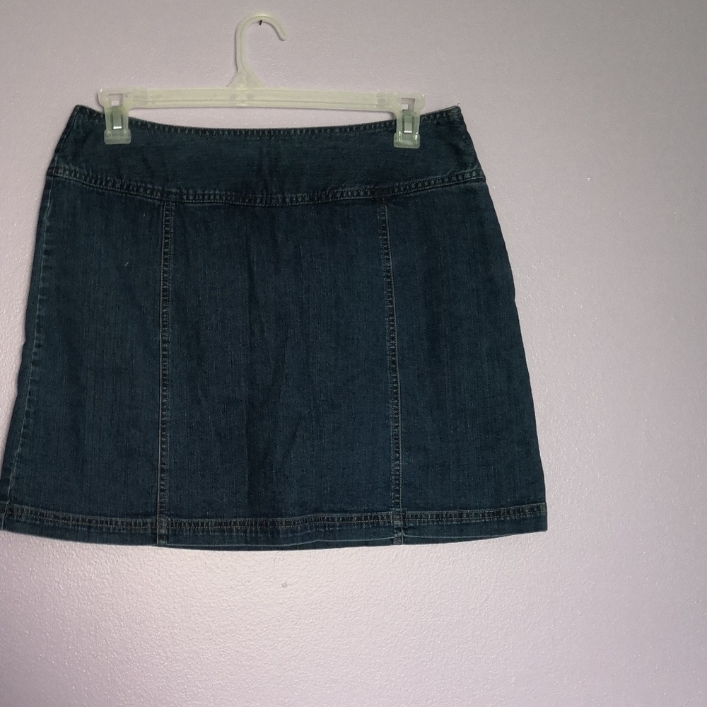 Denim skort